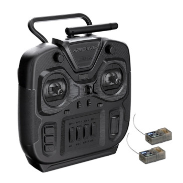 Radio SR6S-EVO 2.4GHz 6 voies + 2 récepteurs - ABSIMA 2000111