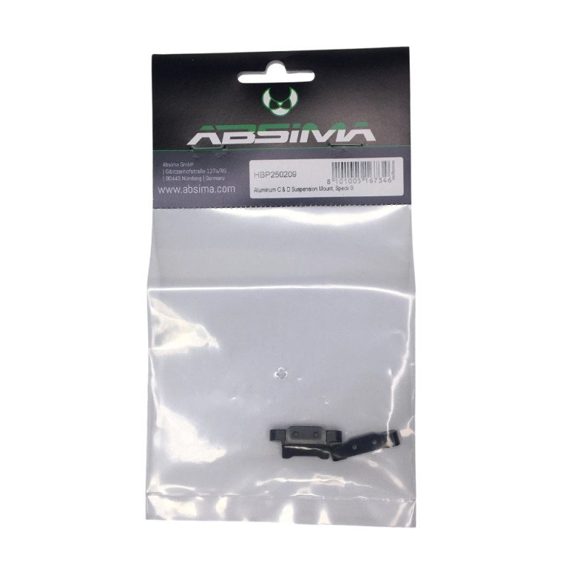 Support de suspension arrière aluminium - Speck-B - ABSIMA HBP250209