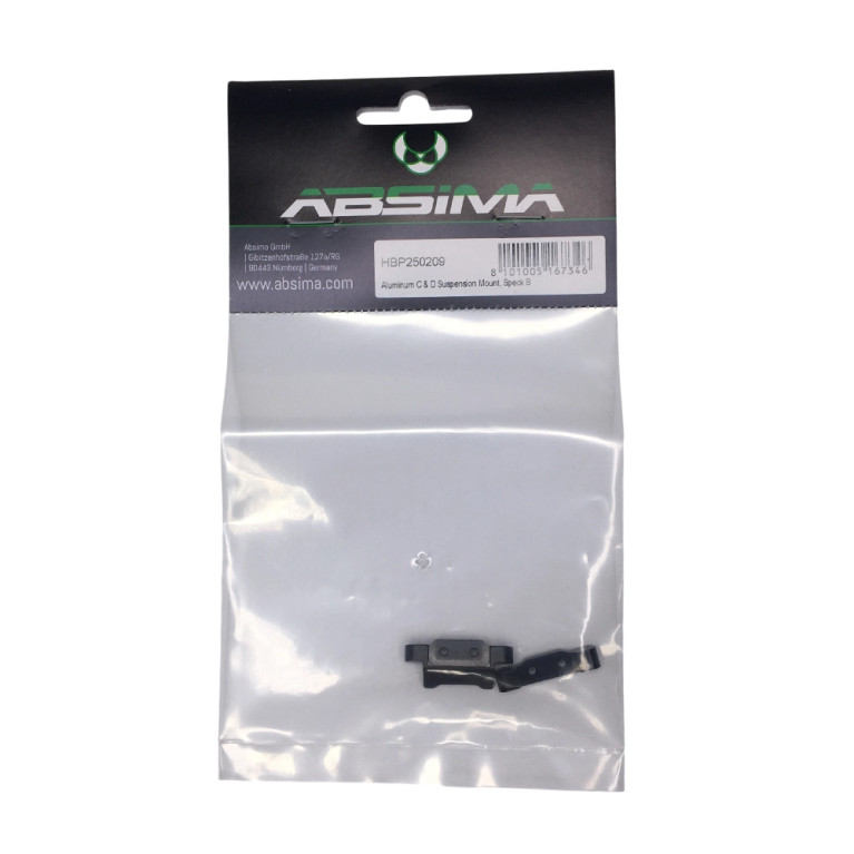 Support de suspension arrière aluminium - Speck-B - ABSIMA HBP250209