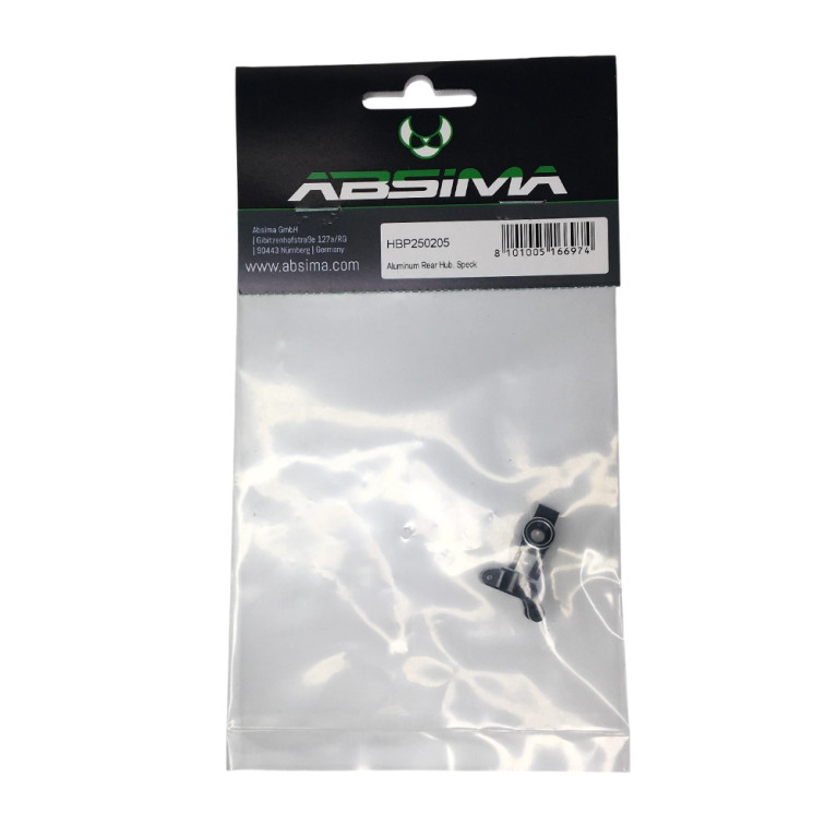 Moyeu arrière en aluminium - Speck-B - ABSIMA HBP250205