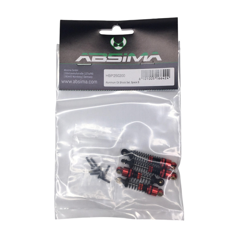 Set d'amortisseurs en aluminium - Speck-B - ABSIMA HBP250200