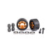 Roues de barre de wheeling - Orange - TRAXXAS 7775T