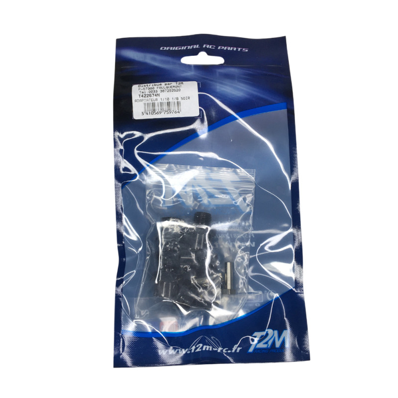 Adaptateur hexagone de roue 1/10 vers 1/8 - T2M T422674N