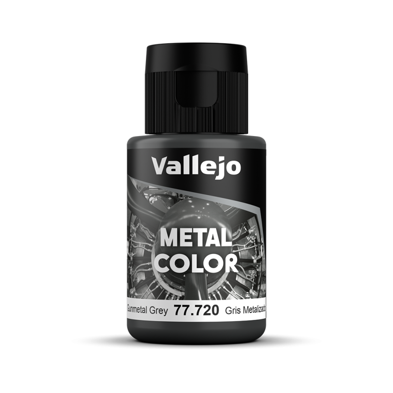 Gris Gunmétal - 32 ml Metal Color - VALLEJO 77.720