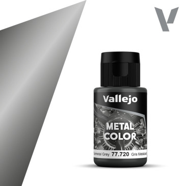 Gris Gunmétal - 32 ml Metal Color - VALLEJO 77.720