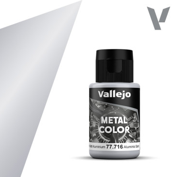 Aluminium Satiné - 32 ml Metal Color - VALLEJO 77.716