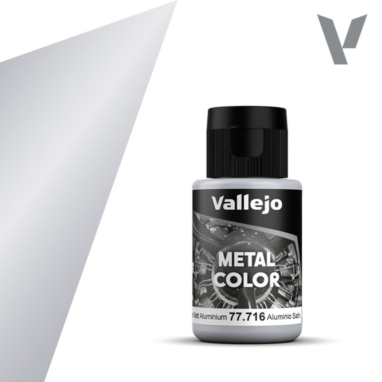 Aluminium Satiné - 32 ml Metal Color - VALLEJO 77.716