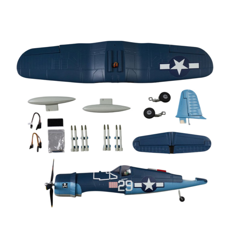 F4U Corsair Brushless 750 mm - Bleu - DERBEE DB001PB