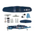 F4U Corsair Brushless 750 mm - Bleu - DERBEE DB001PB