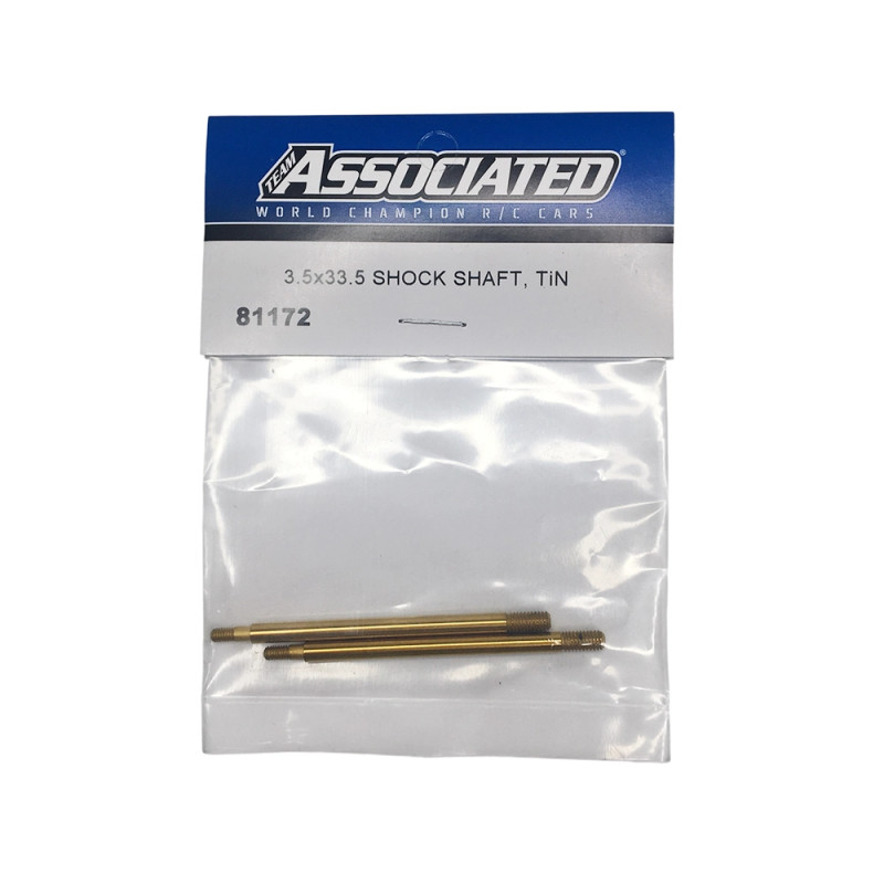 Tiges d'amortisseurs 3.5x33.5mm - RC8B4.2 - TEAM ASSOCIATED 81172