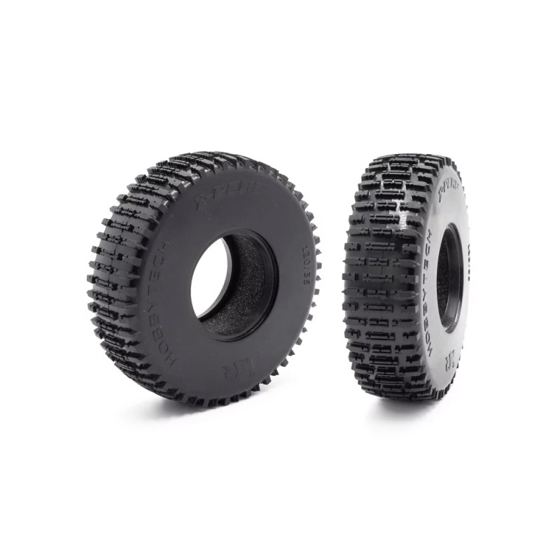 Pneus X-PERF 120/35 + 2 sets de mousse - HOBBYTECH HTR-T650