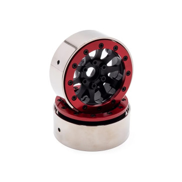Jantes Crawler 1.9 beadlock Performance - Rouge - HOBBYTECH HTR-T602