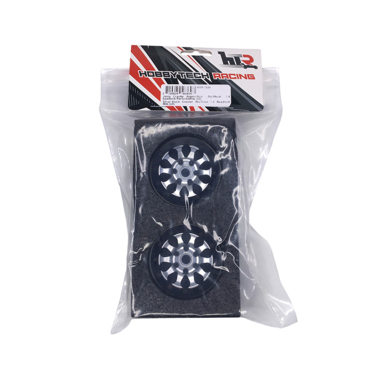 Jantes Crawler 1.9 beadlock Performance - Noir - HOBBYTECH HTR-T606