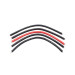 Set de 5 cables 10AWG - 180 mm - KONECT KN-130203