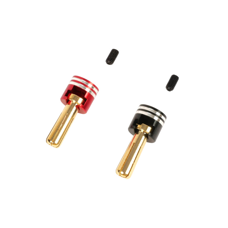 Prises PK 5mm + 2 bagues alu - T2M T422649