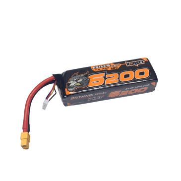 Accu LiPo 6200mAh 11.1V 60C BASH (XT60) - KONECT KN-LP3S6200BASH-XT