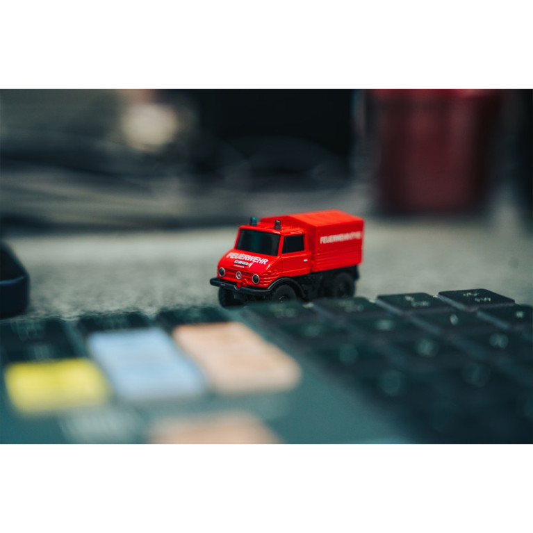 Mercedes Benz Unimog U406 Pompier - 1/87 - CARSON 500504178