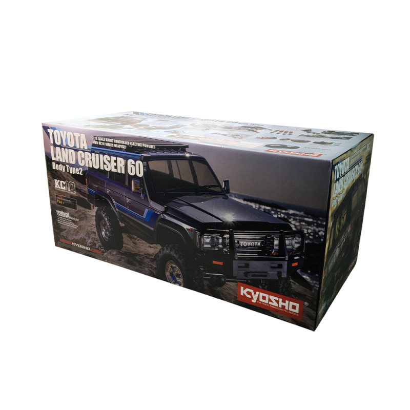 Crawler KC10 Toyota Land Cruiser 60 Readyset - 1/10 - KYOSHO 34801T2B