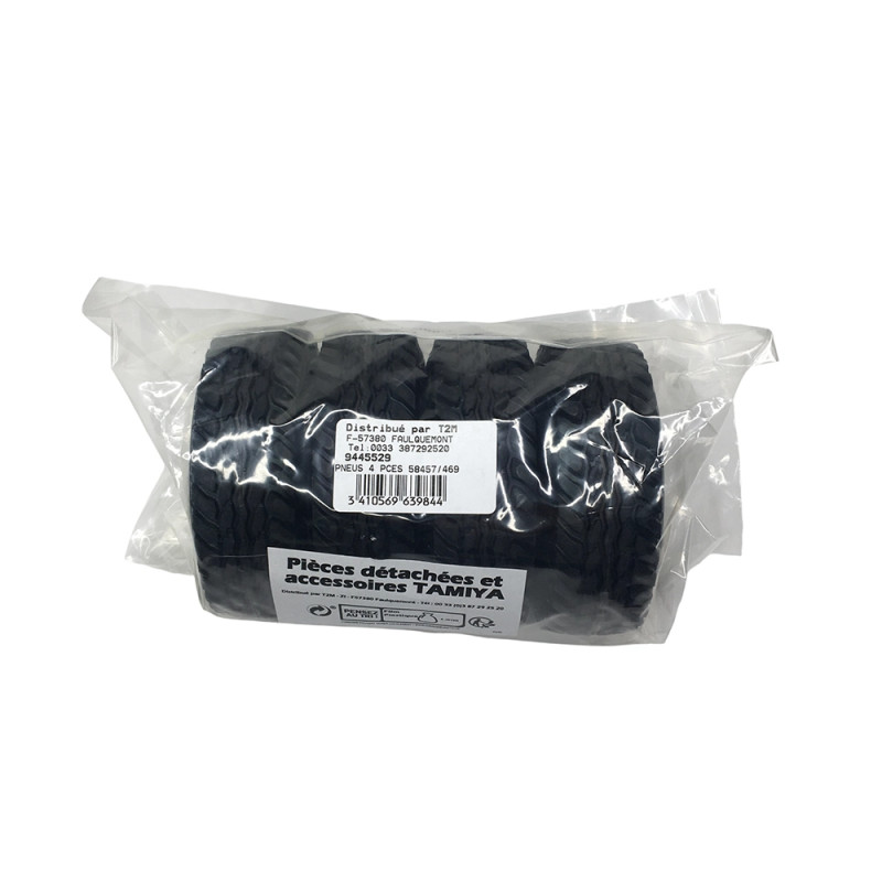 4 Pneus pour CC01 - 1/10 - TAMIYA 9445529