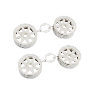 4 Jantes BBS blanche de 26mm - 1/10 - TAMIYA 9335185