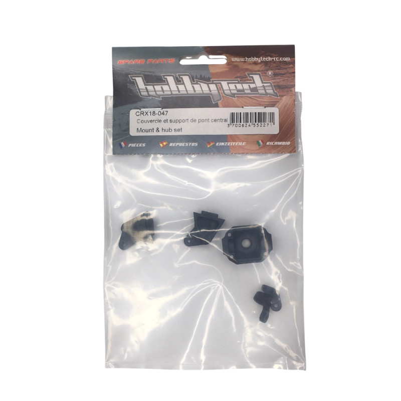 Couvercle et support de pont central - CRX18 - HOBBYTECH CRX18-047