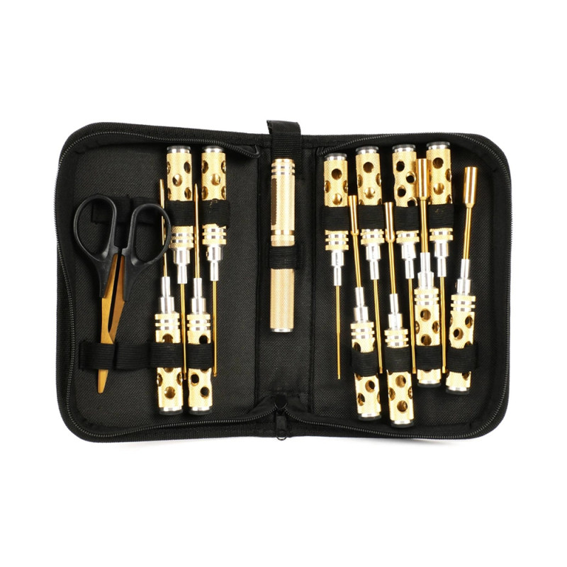 Coffret de 14 outils - Pochette noire - T2M T422651