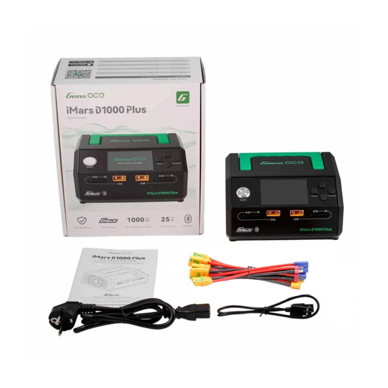 Chargeur double iMars D1000 Plus - GENS ACE GEAD1000PLUS