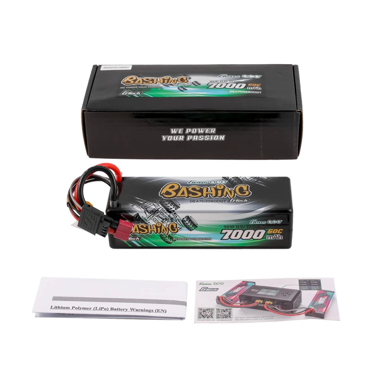 Accu LiPo Bashing 11.1V 7000mAh - GENS ACE GEA703S60DGT