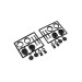 Chapes/pièces pour amortisseurs - MP09/10/11 - KYOSHO IF346-05D