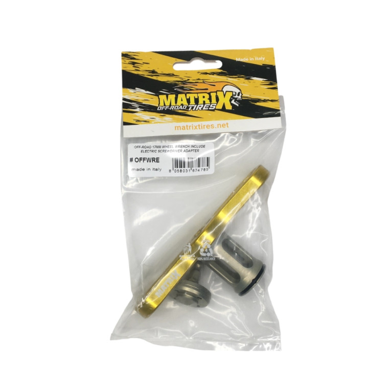 Clé à roue 17mm avec adaptateur visseuse - MATRIX OFFWRE