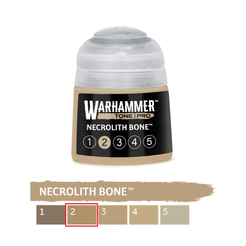 Necrolith Bone 2 - 12ml Tone Pro - WARHAMMER 99189961232 20-052