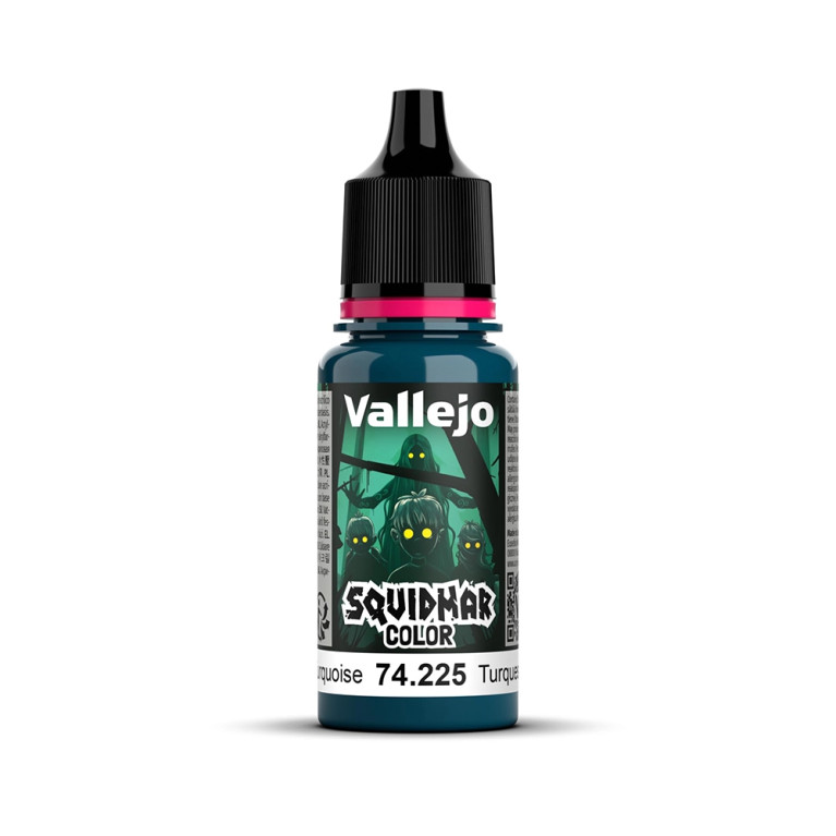 Ghastly Turquoise - 18ml Squidmar Color - VALLEJO 74.225