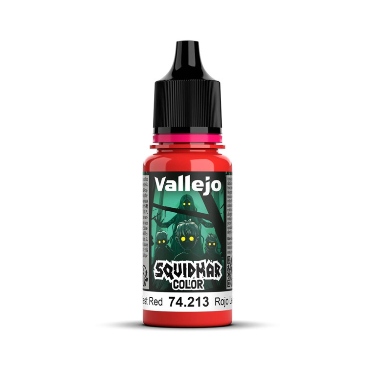 Deadliest Red - 18ml Squidmar Color - VALLEJO 74.213