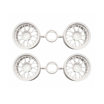 4 Jantes BBS blanche de 26mm - 1/10 - TAMIYA 9335185