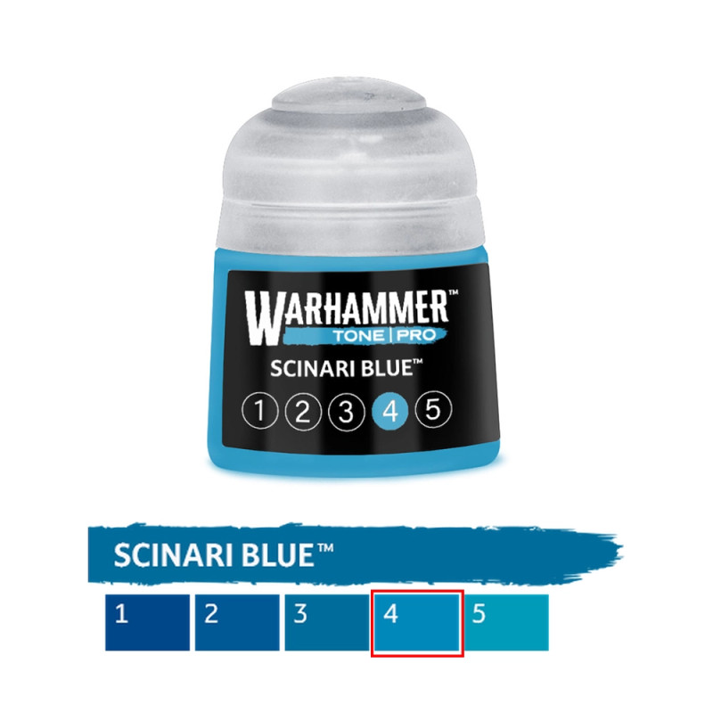 Scinari Blue 4 - 12ml Tone Pro - WARHAMMER 99189961379 20-344