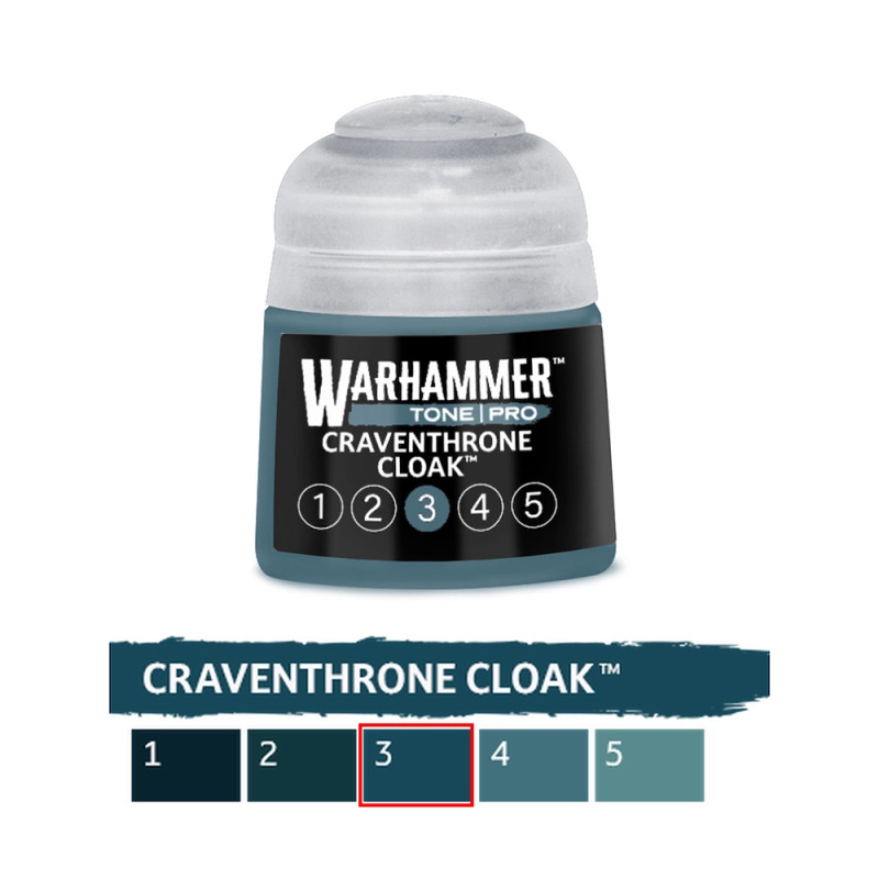 Craventhrone Cloak 3 - 12ml Tone Pro - WARHAMMER 99189961363 20-313