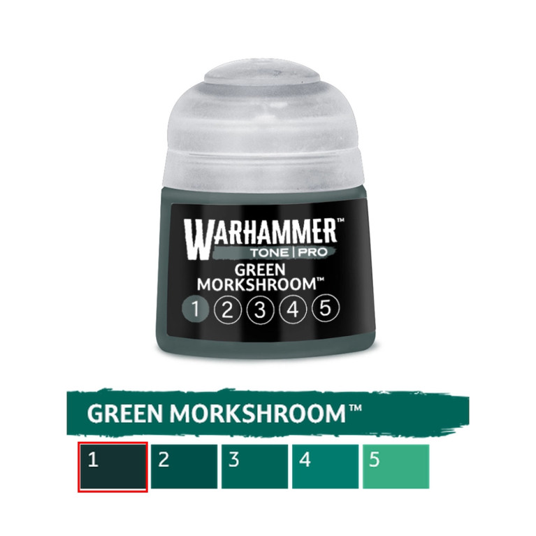 Green Morkshroom 1 - 12ml Tone Pro - WARHAMMER 99189961346 20-281
