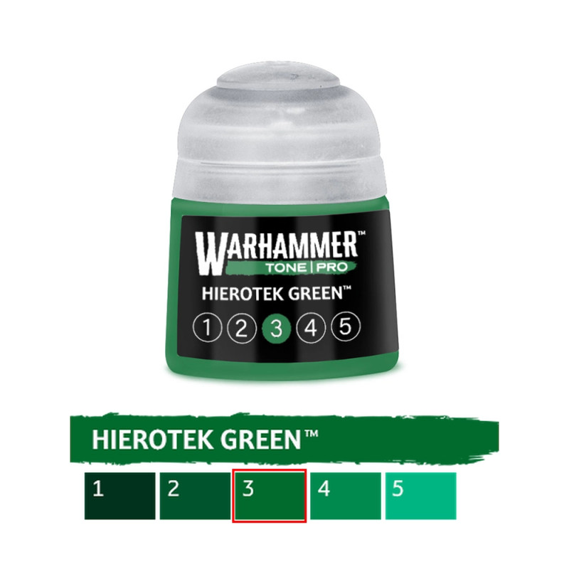 Hierotek Green 3 - 12ml Tone Pro - WARHAMMER 99189961343 20-273