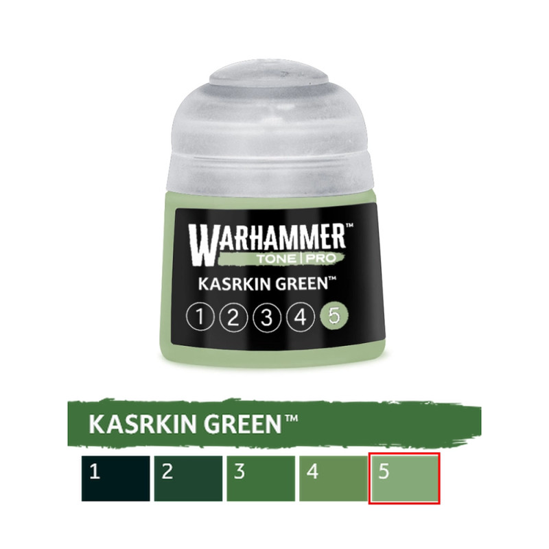 Kasrkin Green 5 - 12ml Tone Pro - WARHAMMER 99189961340 20-265