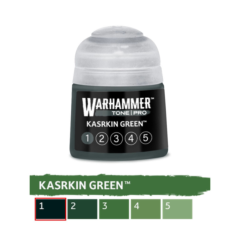 Kasrkin Green 1 - 12ml Tone Pro - WARHAMMER 99189961336 20-261