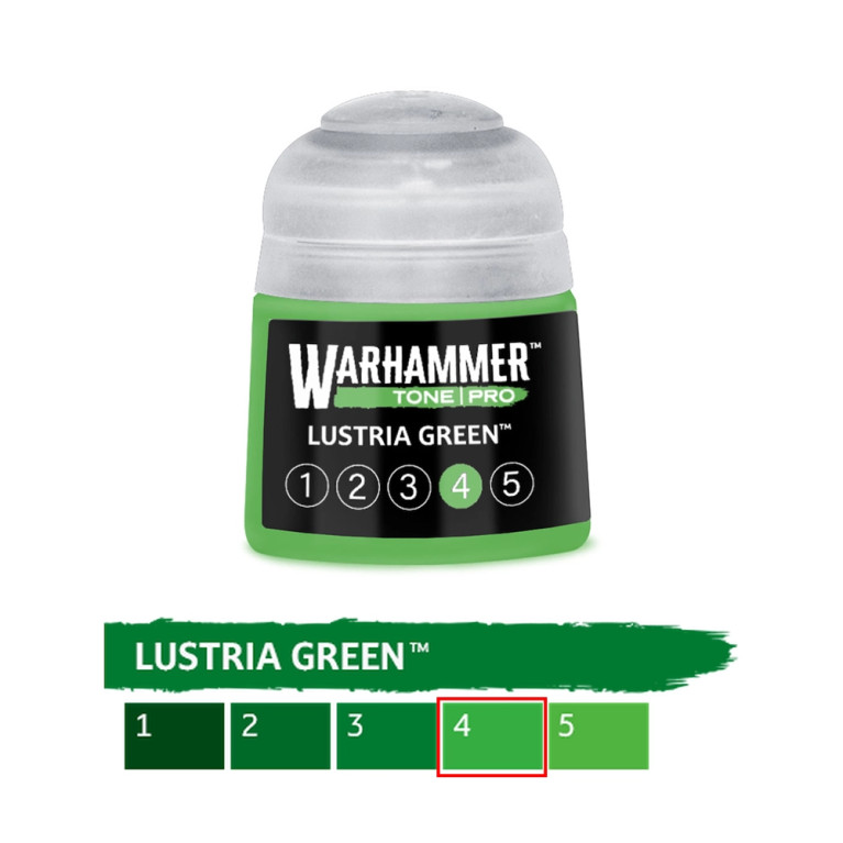 Lustria Green 4 - 12ml Tone Pro - WARHAMMER 99189961334 20-254