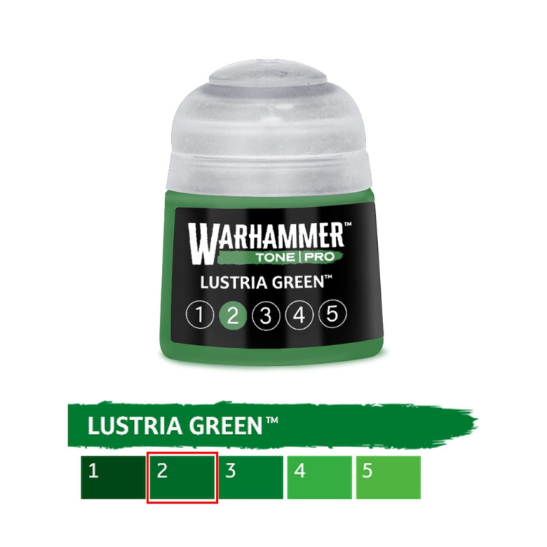 Lustria Green 2 - 12ml Tone Pro - WARHAMMER 99189961332 20-252