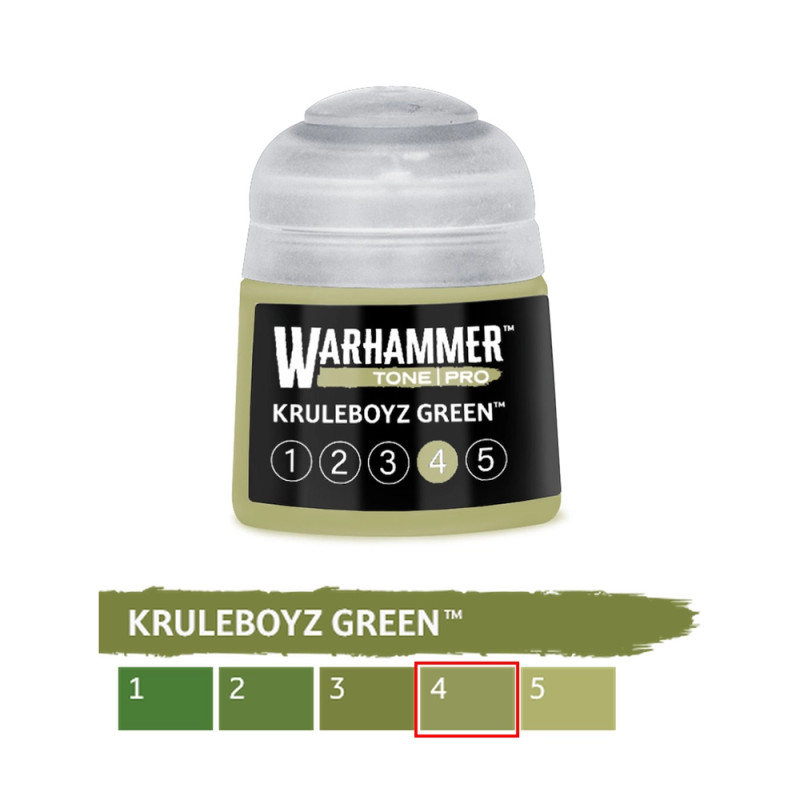Kruleboyz Green 4 - 12ml Tone Pro - WARHAMMER 99189961319 20-224