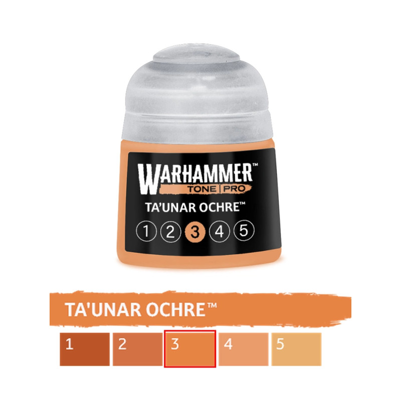 Ta'unar Ochre 3 - 12ml Tone Pro - WARHAMMER 99189961298 20-183