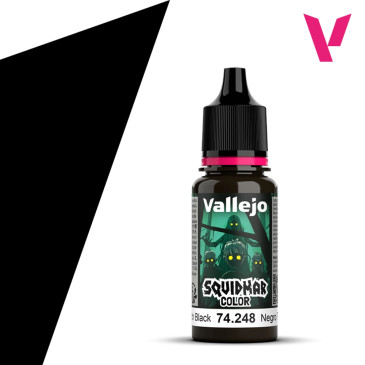 Pitch Black - 18ml Squidmar Color - VALLEJO 74.248