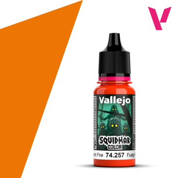 Fire Fluorescent - 18ml Squidmar Color - VALLEJO 74.257
