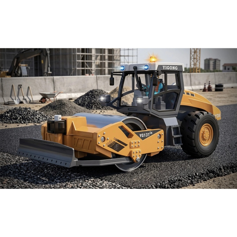 Rouleau compresseur RTR - 1/50 - ABSIMA 80005