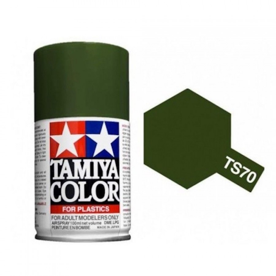 Vert Olive Mat Spray de 100ml-TAMIYA TS70