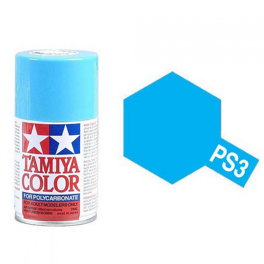 Bleu Clair Polycarbonate Spray de 100ml-TAMIYA PS3