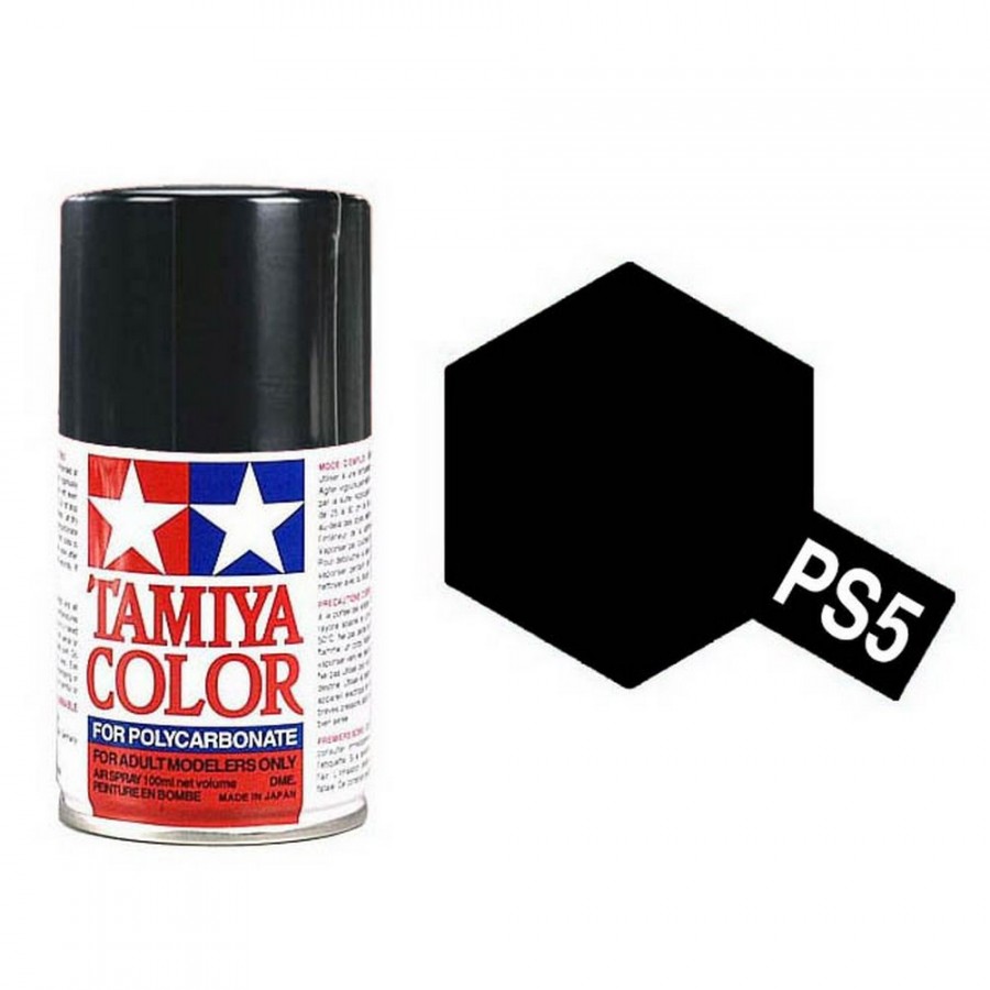 Noir Polycarbonate Spray de 100ml-TAMIYA PS5